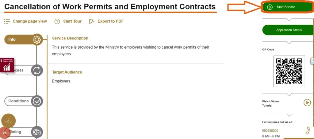 Cancel Work Permit Online UAE