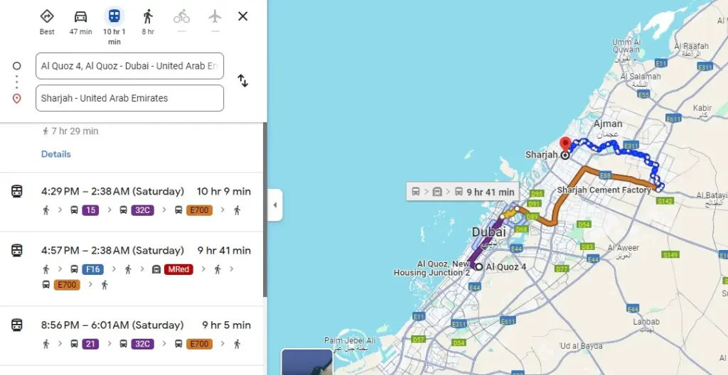 rta live bus tracker