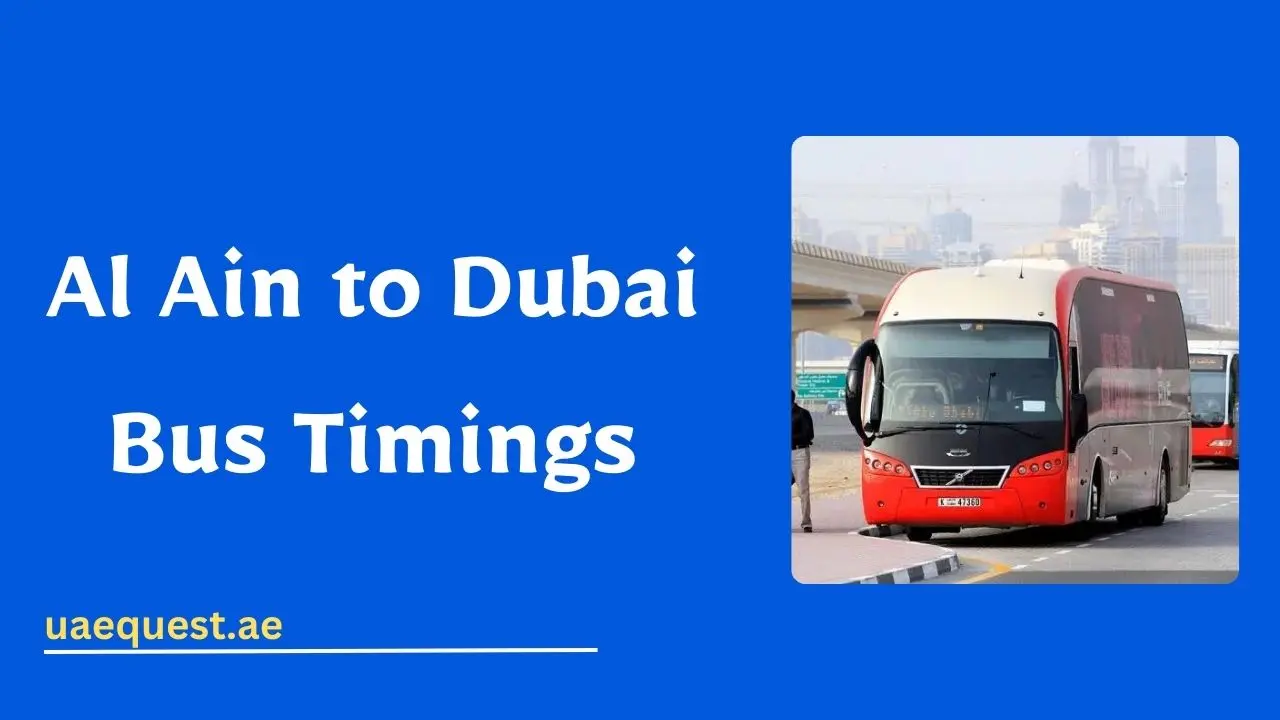 Al Ain to Dubai Bus Timings