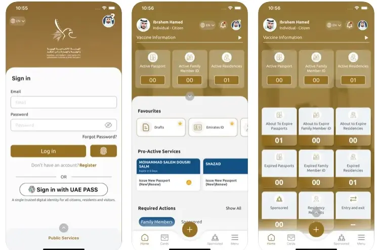 how to check emirates id status with passport number