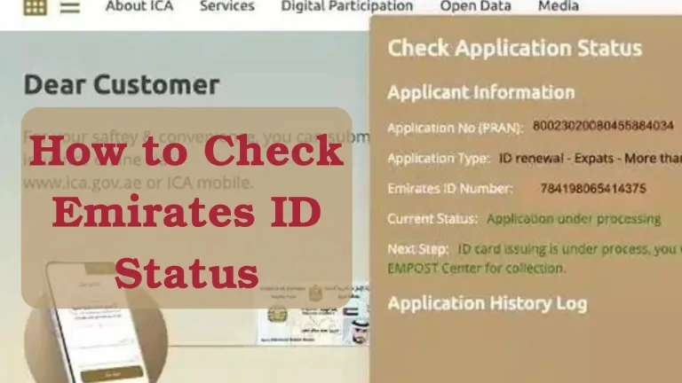 emirates id status