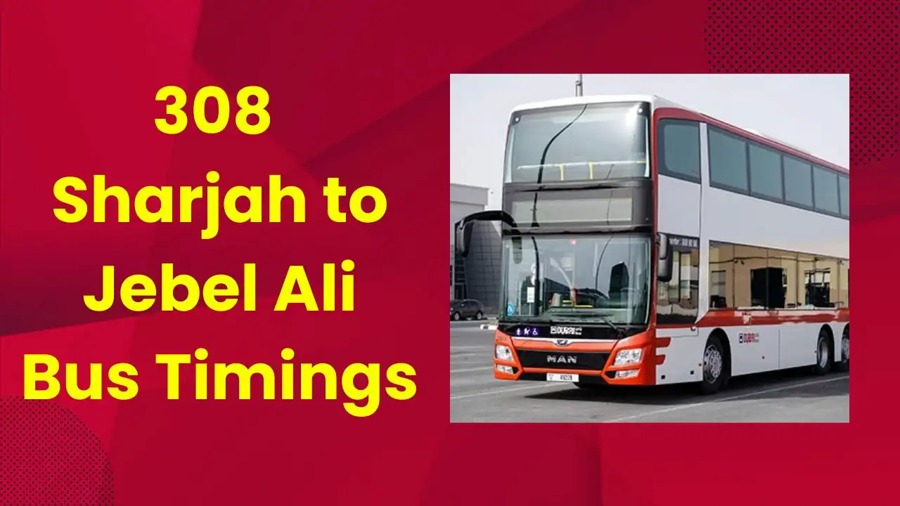 Sharjah to Jebel Ali Bus Timings