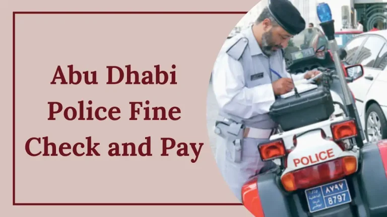 Abu Dhabi Police Fine Check and Pay