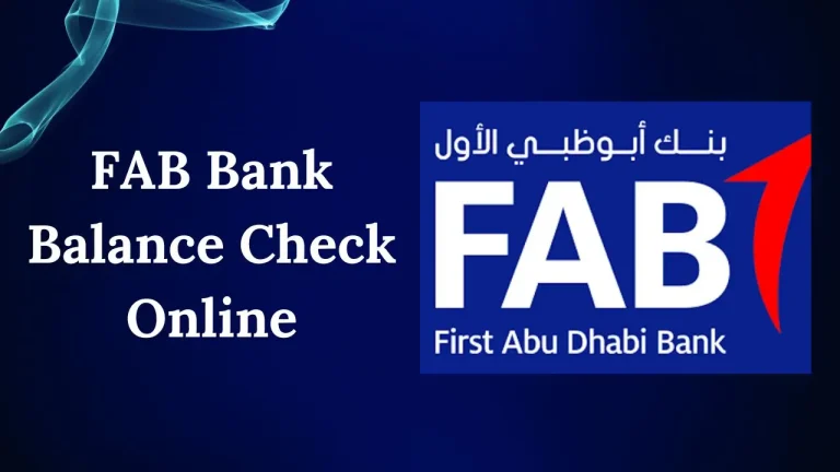 FAB Bank Balance Check Online