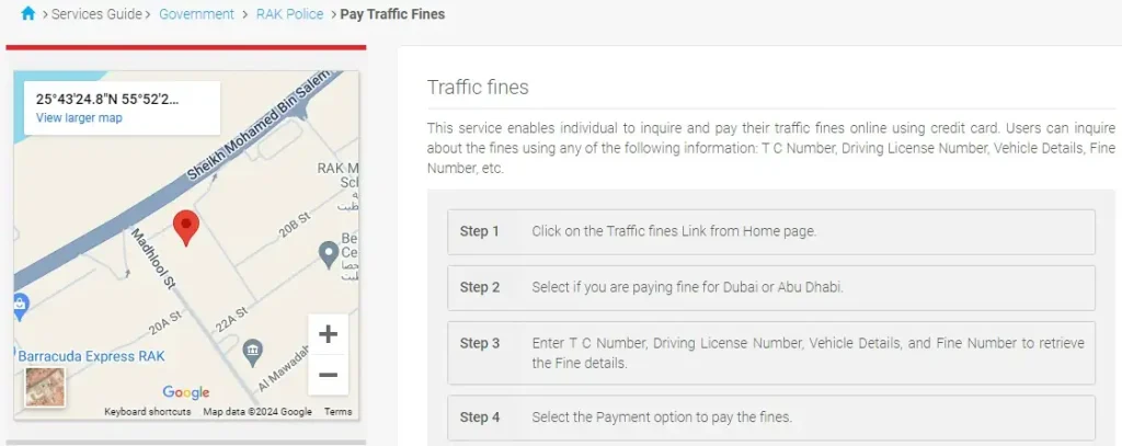 rak traffic fines