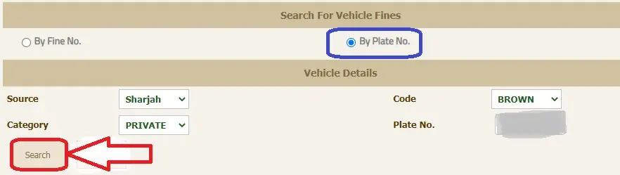 sharjah traffic fines
