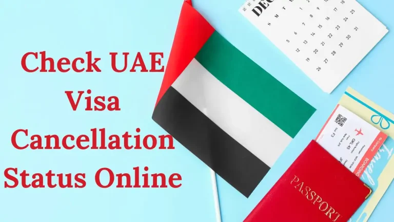 UAE Visa Cancellation Status Online by Passport Number