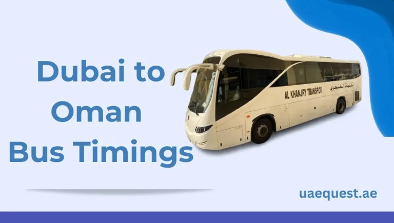 Dubai to Oman Bus