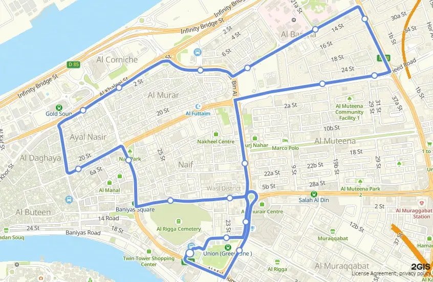 f01 bus route
