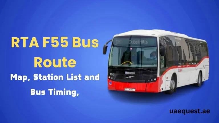 RTA F55 Bus Route