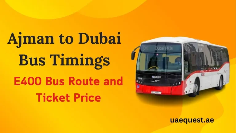 Ajman to Dubai Bus Timings