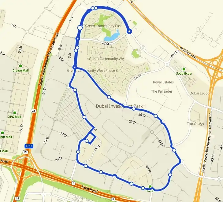 F51 Bus Route
