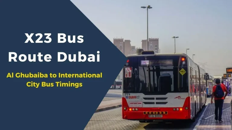 X23 Bus Route Dubai