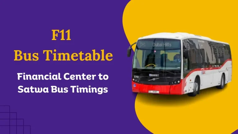 F11 Bus Timetable