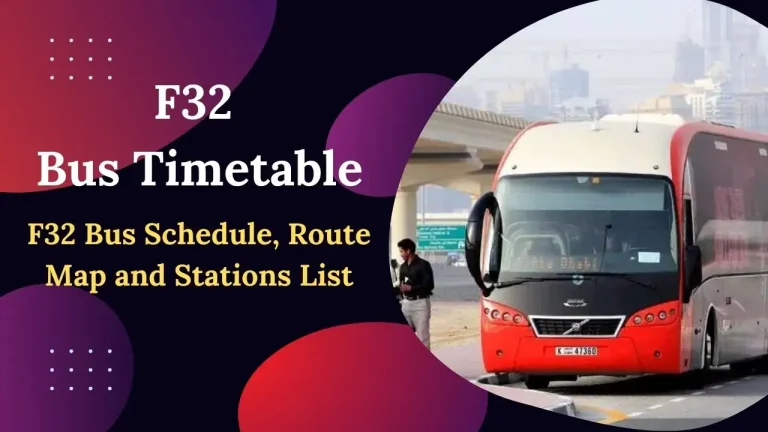 F32 Bus Timetable