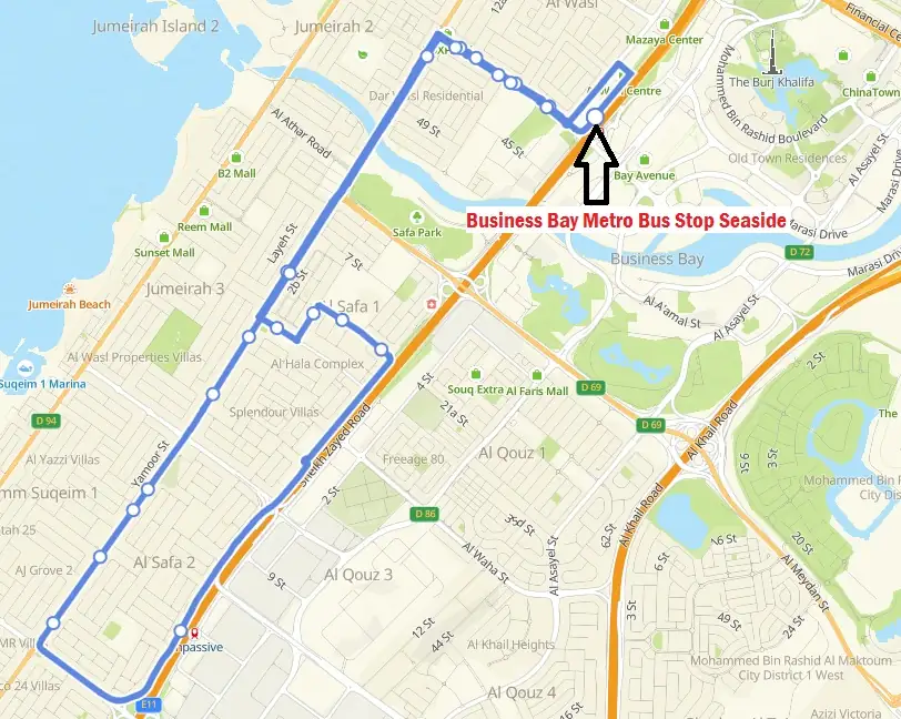F20 Bus Route Map